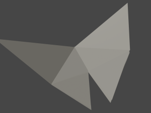 origami moth or butterfly Modelo 3D