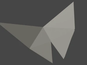 origami moth or butterfly 3D Model