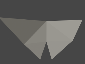 origami moth or butterfly Modelo 3D