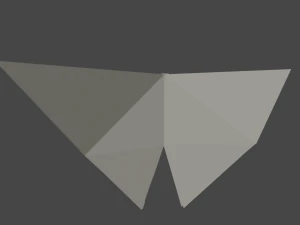 origami moth or butterfly 3D Model