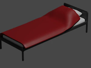 tempat tidur Model 3D