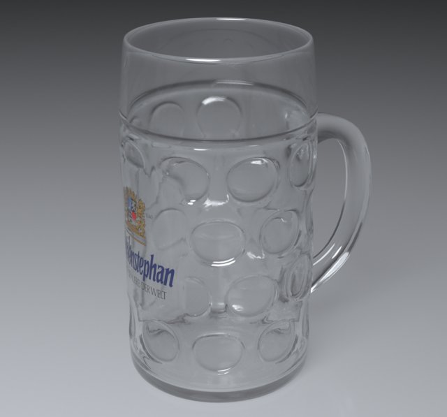 beer mug empty Modello 3D .c4d .max .obj .3ds .fbx .stl .blend 
