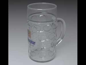 beer mug empty 3D 모델