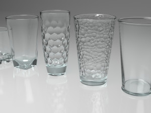 glass pack 01 3D Модель