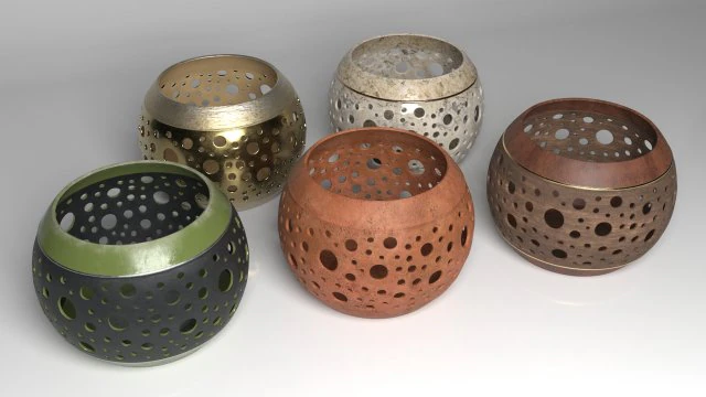 vaso decorativo Modello 3D .c4d .max .obj .3ds .fbx .stl .blend 