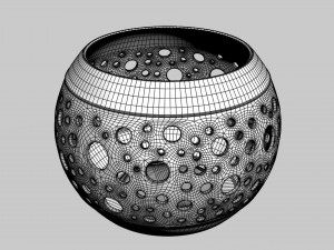 decorative vase Model 3D