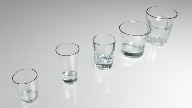 glass pack 02 3D 模型 .c4d .max .obj .3ds .fbx .stl .blend 