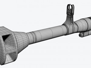 DShK Machine-Gun highpoly Modelo 3D