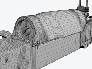 DShK Machine-Gun highpoly Modelo 3D