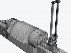 DShK Machine-Gun highpoly Modelo 3D