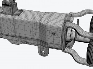 DShK Machine-Gun highpoly Modelo 3D