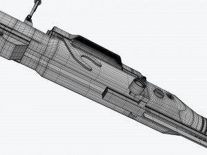 DShK Machine-Gun highpoly Modelo 3D