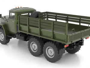 Caminhão ZiL-131 highpoly Modelo 3D