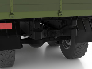 Caminhão ZiL-131 highpoly Modelo 3D