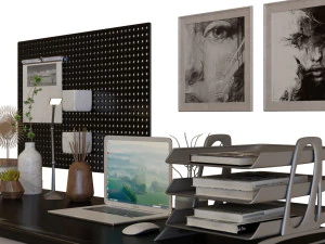 work table 1 3D Model