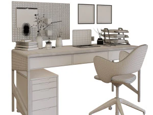 work table 1 3D Model
