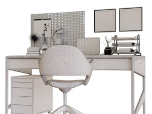 work table 1 3D Model