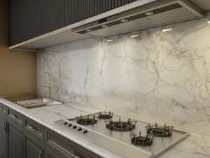 gray kitchen 3D Model