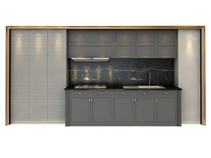 modern kitchen Modèle 3D