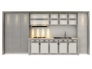 modern kitchen 3D-Modell