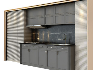 modern kitchen 3D-Modell