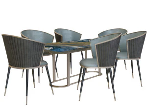 modern dining table chair 3D Model