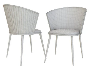 modern dining table chair 3D Model