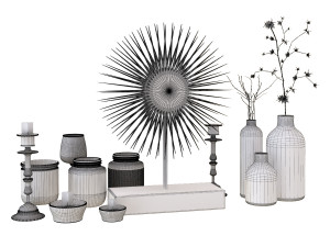 decor set 3 Model 3D
