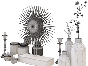decor set 3 Model 3D
