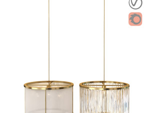 ceiling light cristal 3D मॉडल