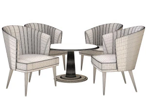 chair table raiton 3D Model