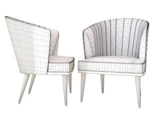 chair table raiton 3D Model