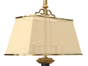 classice marble table light 3D Модель