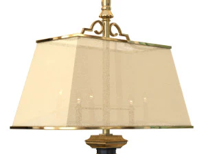 classice marble table light 3D Model
