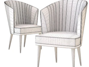 dining table chair 4 home 3D Model