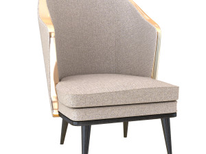 sofa cream 3D 模型