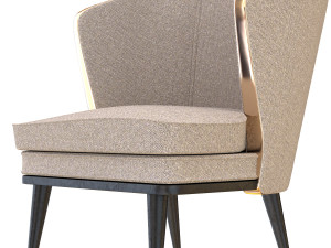sofa cream 3D 模型