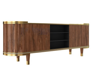 wooden consule 3D 모델