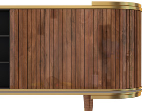 wooden consule 3D 모델
