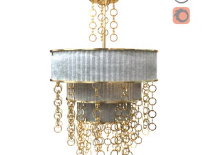 छत पर लगी बत्ती 3D मॉडल