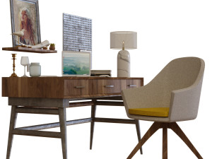 office workplace 2 3D Model