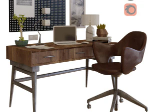 Arbeitstisch 3 3D Modell