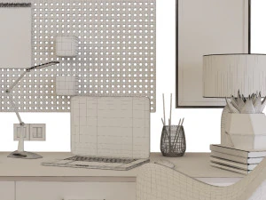 work table 3 3D Model