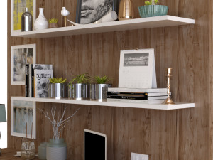 workplace 4 office furniture Modelo 3D