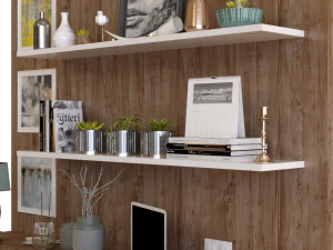 local de trabalho 4 m&oacute;veis de escrit&oacute;rio Modelo 3D