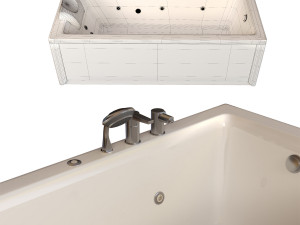 bathtube 705 ariana 3D Model