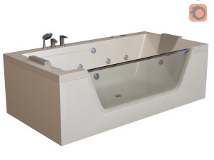 bathtub glass 3D 模型