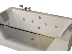 bathtub glass Modello 3D