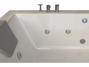 bathtub glass Modello 3D