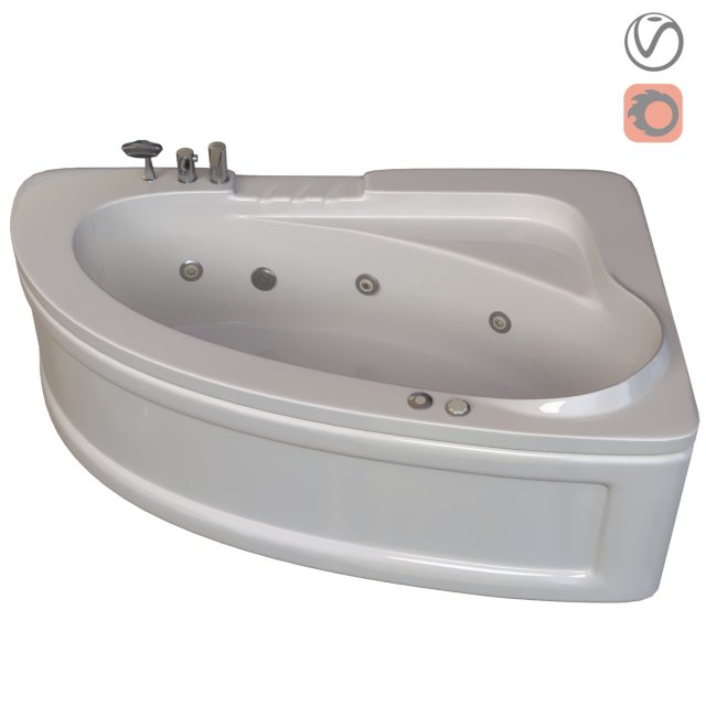 bathtub 702 ariana Modèle 3D .c4d .max .obj .3ds .fbx .stl .blend 